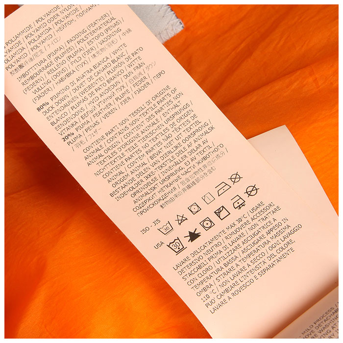 성인 44-55 착용가능 스톤아일랜드 쥬니어 14Y 다운패딩 오렌지 711640133 V0032 국내배송